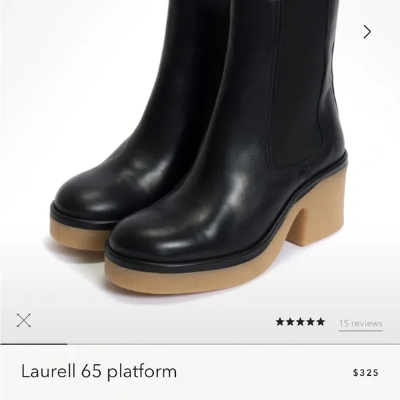 Anonymous Copenhagen - Black soft calf leather w/ gum platform sole - Picture 5 of 7